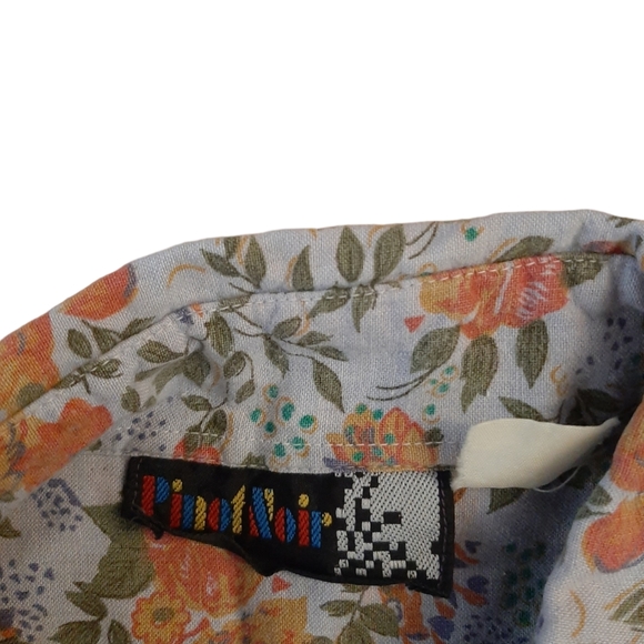 Vintage 100% Cotton Pinot Noir Button Down Shirt - Picture 2 of 3